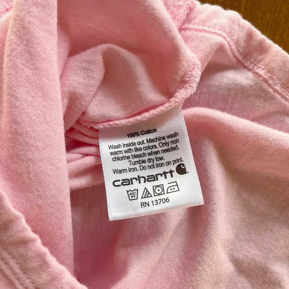 Carhartt pink horse onesie 6m